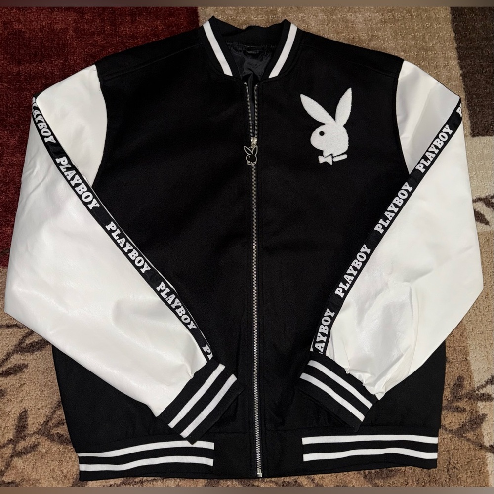 PLAYBOY Varsity Letterman Jacket- Size XL NWT